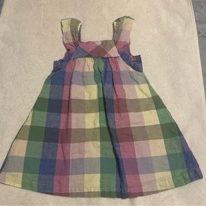 Little girl Linen GAP dress in muted colors, perfect condition! (4T)